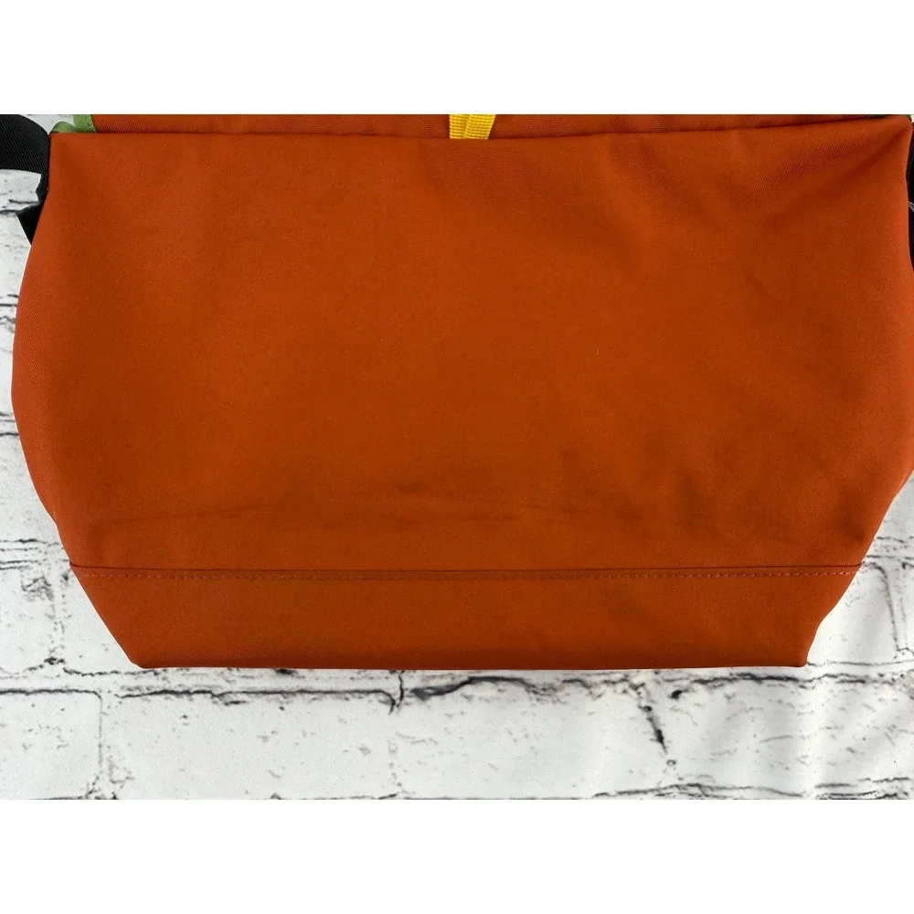 Mountainsmith Messenger Bag Orange Green Colorblock Canvas Crossbody Bag